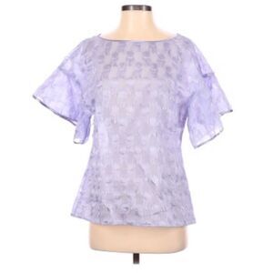BANANA REPUBLIC | Light Purple Eyelash Blouse